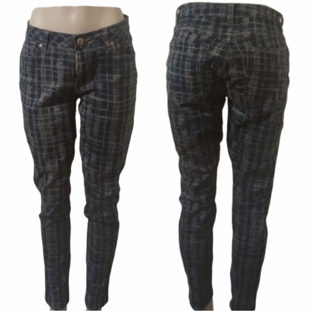 CABI ⭐️ Grid Printed Skinny Jeans